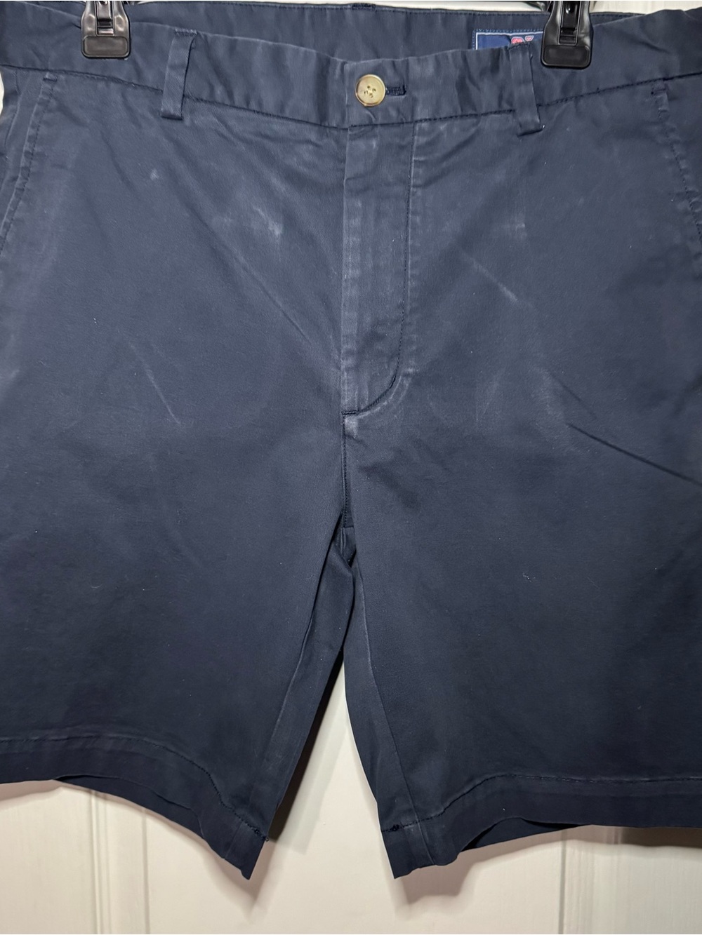 Vineyard Vines Navy Flat Front Chino Shorts